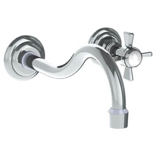 Watermark 321-1.2M-S1 Stratford Wall Mounted 2 Hole Lavatory Set With 8 3/8" CTC  Spout