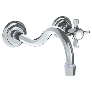Watermark 321-1.2M-S1 Stratford Wall Mounted 2 Hole Lavatory Set With 8 3/8" CTC  Spout