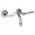Watermark 321-1.2S-S1A Stratford Wall Mounted 2 Hole Lavatory Set With 6 1/2" CTC  Spout