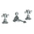 Watermark 321-2-S1 Stratford Deck Mounted 3 Hole Lavatory Set