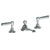 Watermark 321-2-S1A Stratford Deck Mounted 3 Hole Lavatory Set