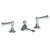Watermark 321-2-S2 Stratford Deck Mounted 3 Hole Lavatory Set - Parent