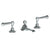 Watermark 321-2-S2 Stratford Deck Mounted 3 Hole Lavatory Set