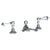 Watermark 321-2-SWA Stratford Deck Mounted 3 Hole Lavatory Set