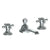 Watermark 321-2-V Stratford Deck Mounted 3 Hole Lavatory Set
