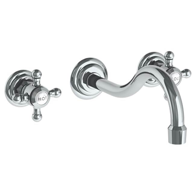 Watermark 321-2.2L-V Stratford Wall Mounted 3 Hole Lavatory Set With 10 5/8" CTC  Spout