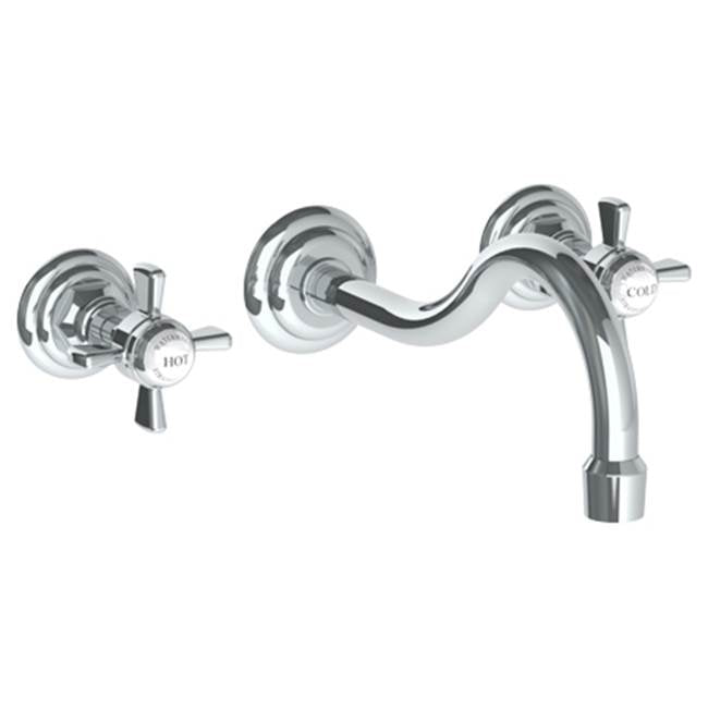 Watermark 321-2.2S-S1 Stratford Wall Mounted 3 Hole Lavatory Set With 6 1/2" CTC  Spout - Parent