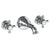 Watermark 321-5-V Stratford Wall Mounted 3 Hole Bath Set