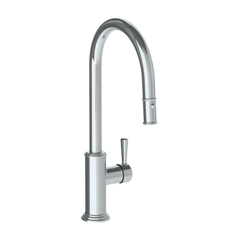 Watermark 321-7.3PG2-S1A Deck Mounted 1 Hole Gooseneck Kitchen Faucet With Pull Down Spray - High Spout - Parent