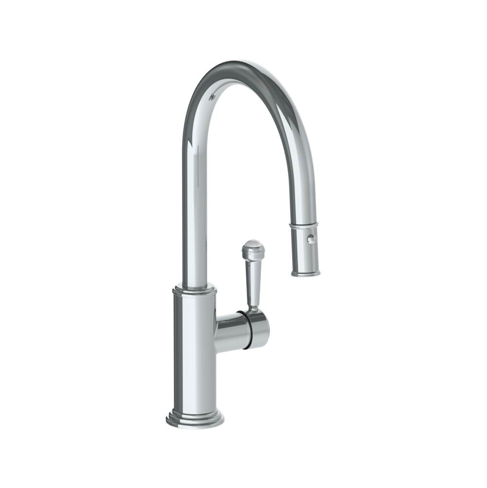 Watermark 321-7.3PG4-S2 Deck Mounted 1 Hole Gooseneck Kitchen Faucet With Pull Down Spray - Low Spout - Parent