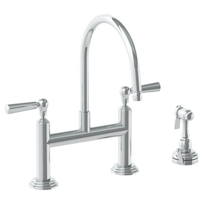 Watermark 321-7.65-S1A Deck Mounted Bridge Kitchen Faucet With Independent Side Spray - Parent