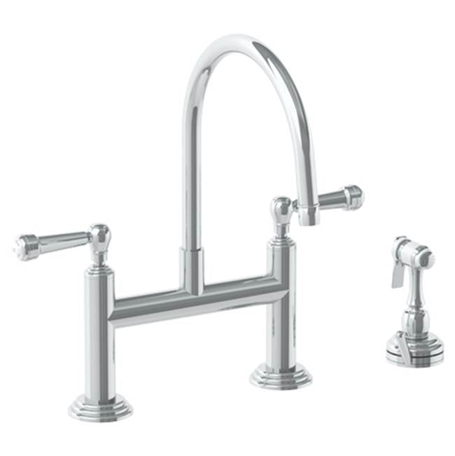 Watermark 321-7.65-S2 Deck Mounted Bridge Kitchen Faucet With Independent Side Spray - Parent