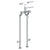 Watermark 321-8.3STP-S1 Stratford Floor Standing Bath Set With Hand Shower & Shut-Off Valves