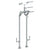 Watermark 321-8.3STP-S1A Stratford Floor Standing Bath Set With Hand Shower & Shut-Off Valves