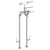 Watermark 321-8.3STP-SWA Stratford Floor Standing Bath Set With Hand Shower & Shut-Off Valves