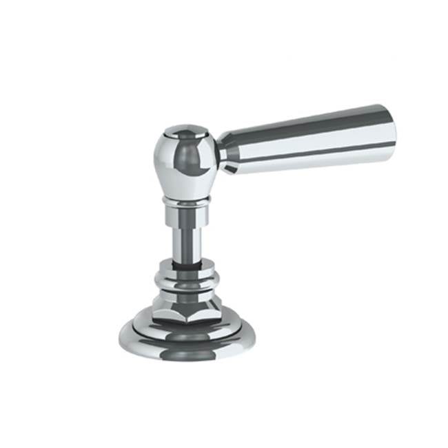 Watermark 321-DTC-S1A Stratford Trim For Deck Mounted Valve. Porcelain Cross & Lever Buttons Engraved "Cold"