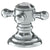 Watermark 321-DTD-V Stratford Trim For Deck Mounted Valve. Plain Porcelain Button - Parent