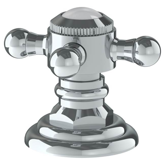 Watermark 321-DTD-V Stratford Trim For Deck Mounted Valve. Plain Porcelain Button