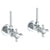 Watermark 321-MAS1-S1 Stratford Lavatory Angle Stop Kit -1/2" Compression X 3/8" Od Compression