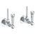 Watermark 321-MAS1-S2 Stratford Lavatory Angle Stop Kit -1/2" Compression X 3/8" Od Compression
