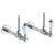 Watermark 321-MAS3-SWA Stratford Lavatory Angle Stop Kit -1/2" Sweat X 3/8" Od Compression