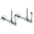 Watermark 321-MAS3-SWA Stratford Lavatory Angle Stop Kit -1/2" Sweat X 3/8" Od Compression