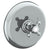 Watermark 321-P80-V Stratford Wall Mounted Pressure Balance Shower Trim 7" Diameter