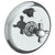 Watermark 321-P90-S1 Stratford Wall Mounted Pressure Balance Shower Trim With Diverter 7" Diameter
