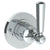 Watermark 321-T15-S1A Stratford Wall Mounted Mini Thermostatic Shower Trim 3-1/2" Diameter