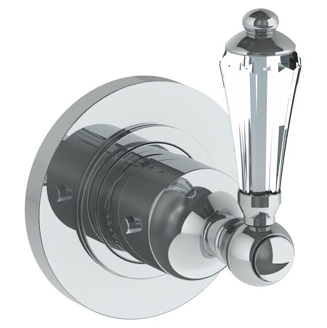 Watermark 321-T15-SWA Stratford Wall Mounted Mini Thermostatic Shower Trim 3-1/2" Diameter