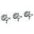 Watermark 321-WTR3-V Stratford Wall Mounted 3-Valve Shower Trim