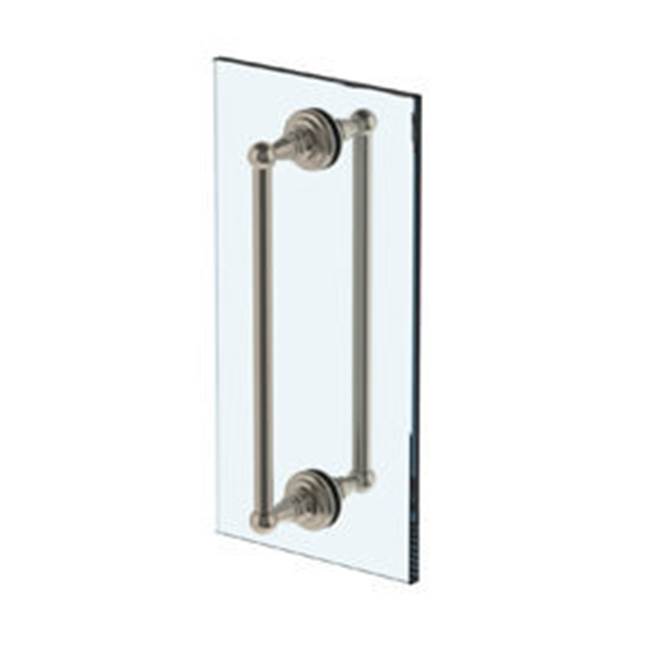 Watermark 322-0.1-12DDP Rochester 12? Double Shower Door Pull/ Glass Mount Towel Bar