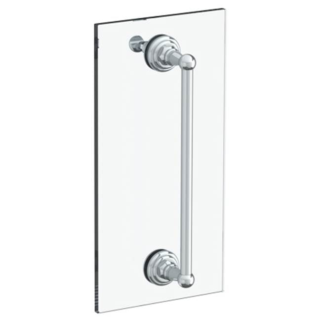 Watermark 322-0.1-18SDP Rochester 18” Shower Door Pull With Knob/ Glass Mount Towel Bar With Hook - Parent