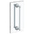 Watermark 322-0.1A-DDP Rochester 24? Double Shower Door Pull/ Glass Mount Towel Bar - Parent