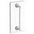 Watermark 322-0.1A-GDP Rochester 24? Shower Door Pull/ Glass Mount Towel Bar