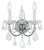 Crystorama 3222-CH-CL-S Imperial 2 Light Swarovski Strass Crystal Wall Mount - Polished Chrome