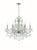 Crystorama 3226-CH-CL-SAQ Imperial 6 Light Spectra Crystal Chandelier - Polished Chrome