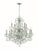 Crystorama 3228-CH-CL-I Imperial 12 Light Clear Italian Crystal Chandelier - Polished Chrome