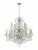 Crystorama 3228-CH-CL-MWP Imperial 12 Light Hand Cut Crystal Chandelier - Polished Chrome