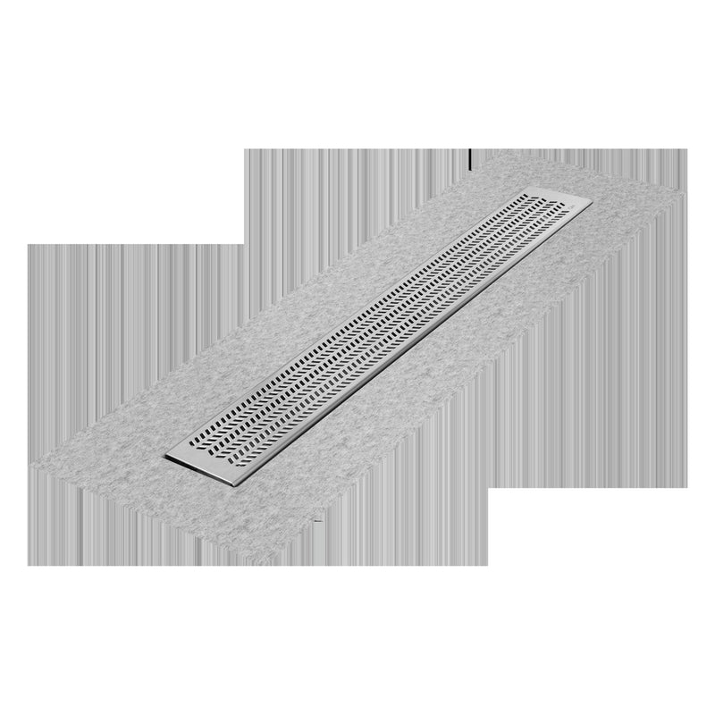 QM Drains 33.100.28F ST Delmar Series 28" Standard Length Flange Edge Linear Drain