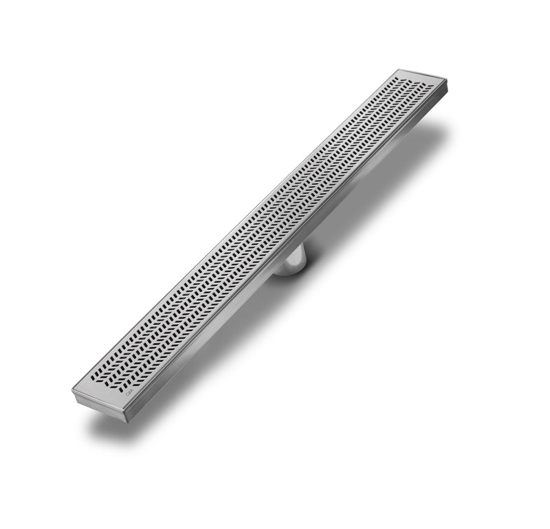 QM Drains 33.100.32 ST Delmar Series 32" Standard Length Plain Edge Linear Drain