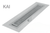 QM Drains 33.200.36F Delmar Series 36" Standard Length Flange Edge Linear Drain