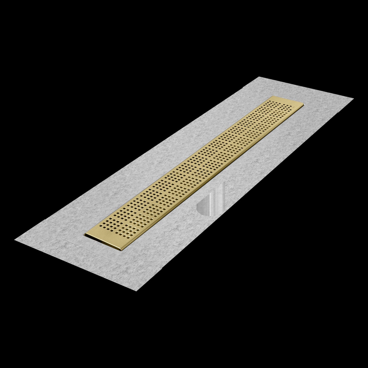 QM Drains 33.200.24F Delmar Series 24" Standard Length Flange Edge Linear Drain