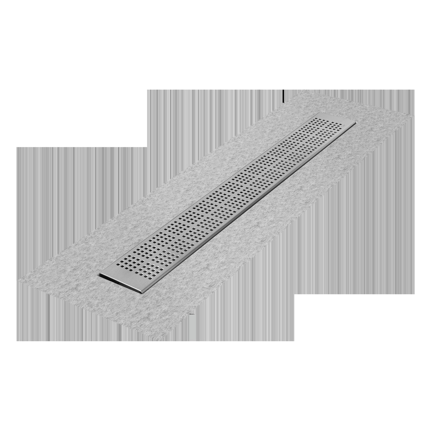 QM Drains 33.200.32F Delmar Series 32" Standard Length Flange Edge Linear Drain