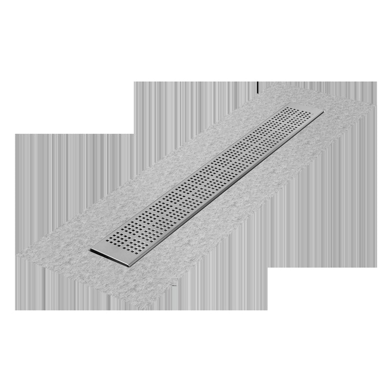 QM Drains 33.200.32F Delmar Series 32" Standard Length Flange Edge Linear Drain
