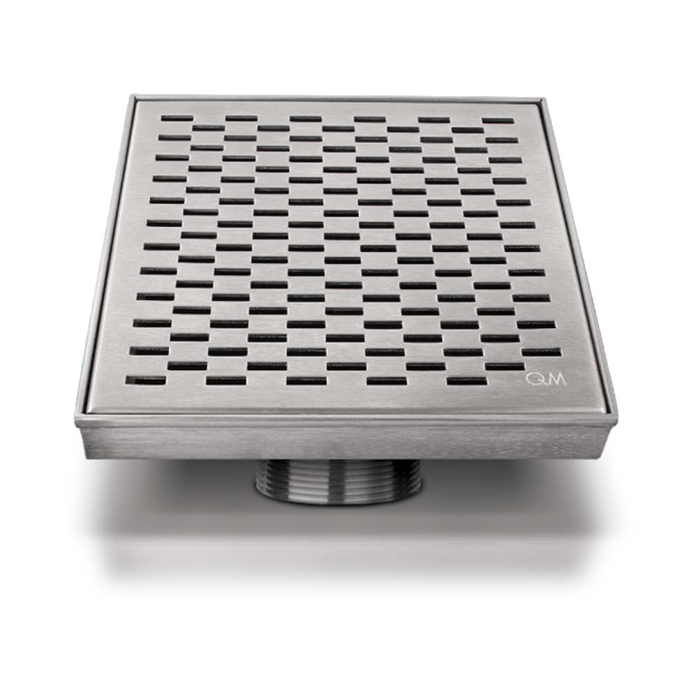 QM Drains 33.300.04 Delmar Series 4" Square Drain