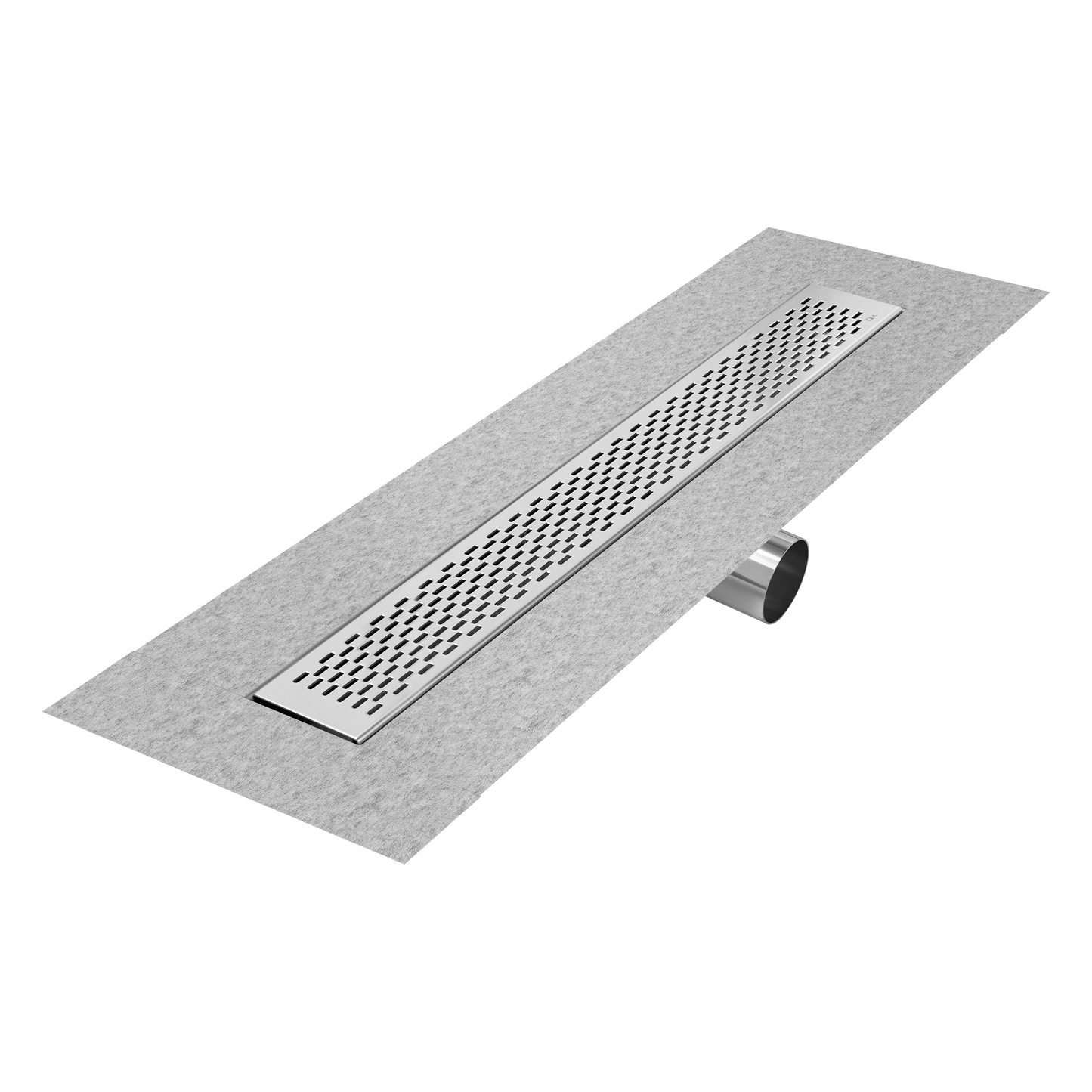 QM Drains 33.300.24FSO Delmar Series 24" Standard Length Side Outlet Linear Drain