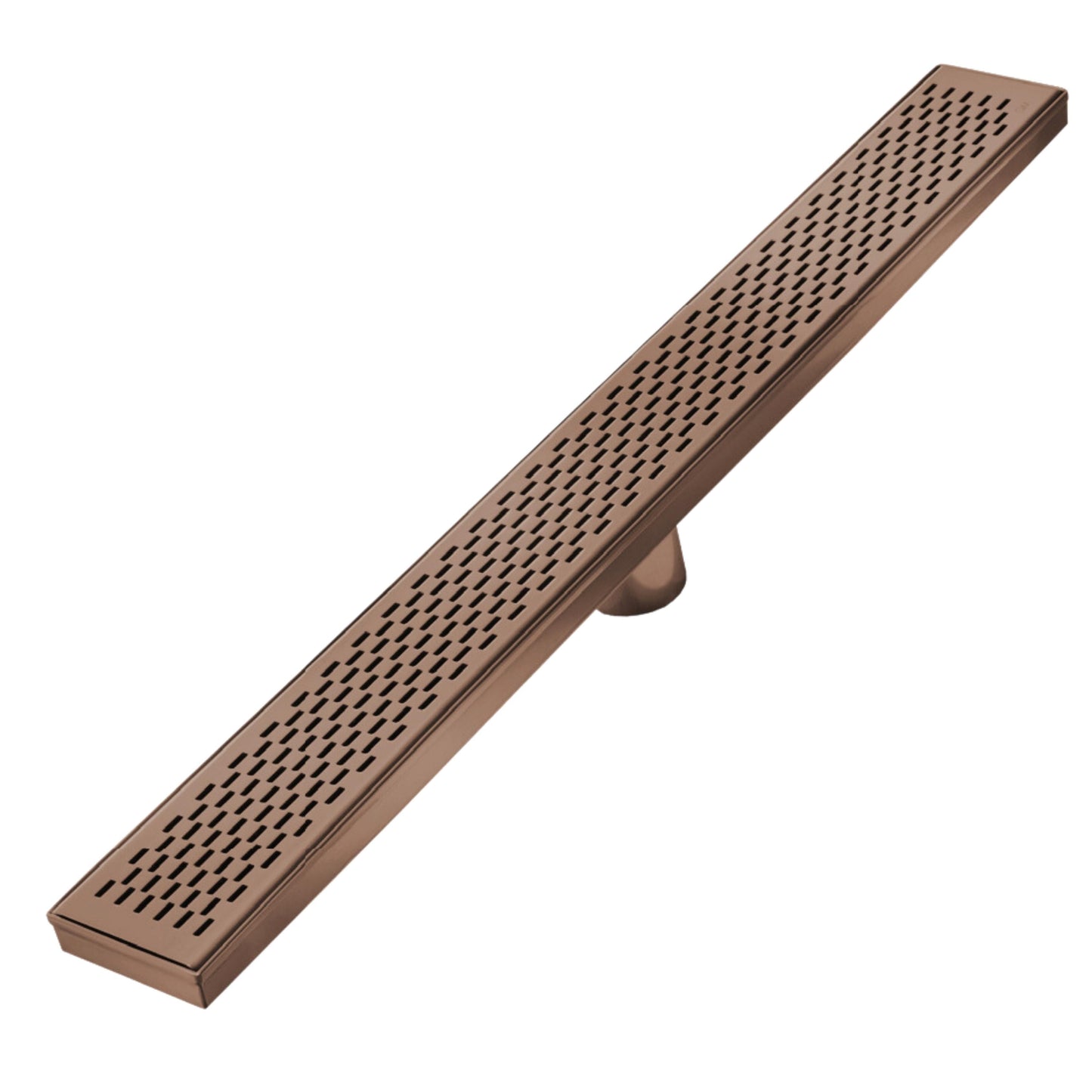 QM Drains 33.300.28 Delmar Series 28" Standard Length Plain Edge Linear Drain