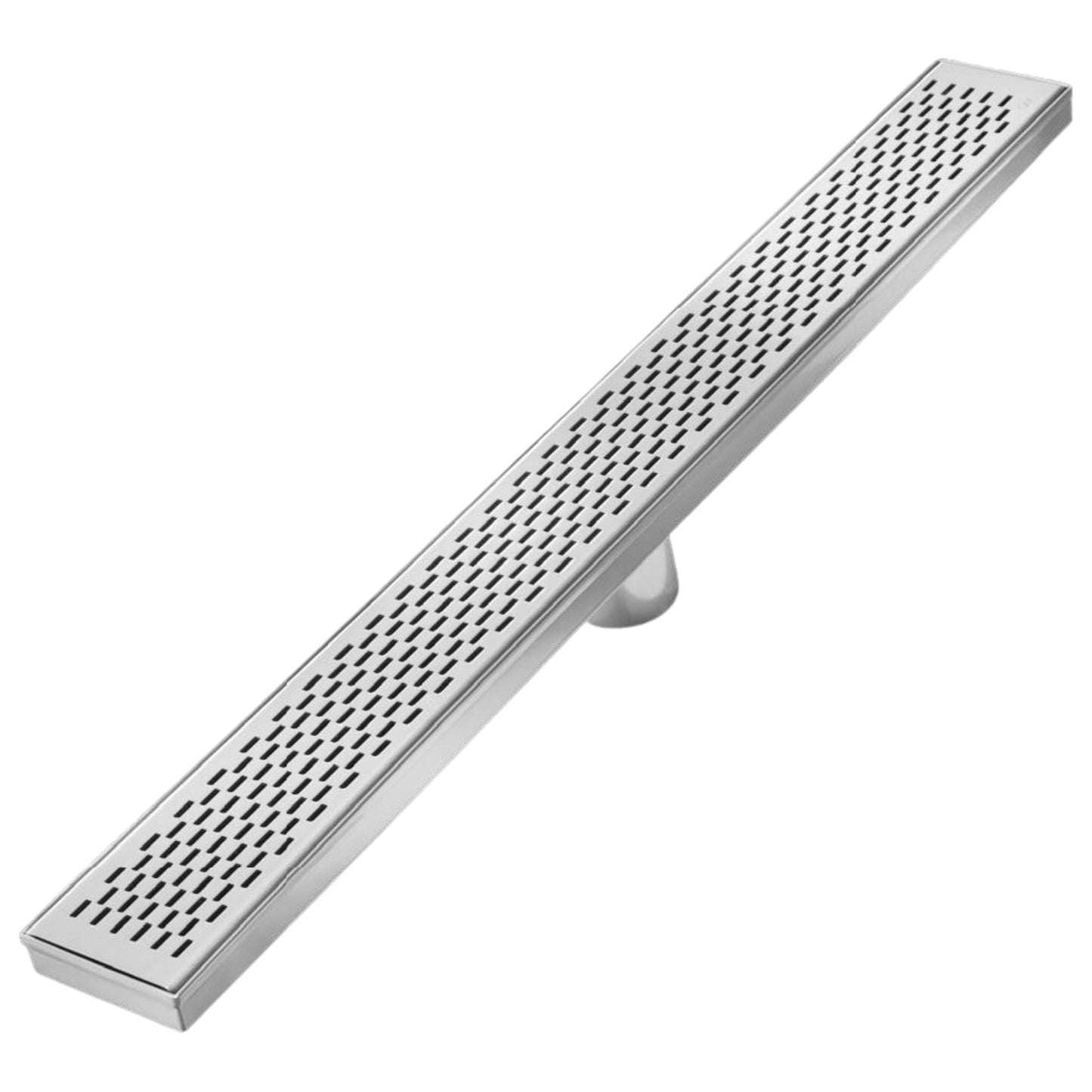 QM Drains 33.300.28 Delmar Series 28" Standard Length Plain Edge Linear Drain