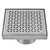 QM Drains 33.400.06 Delmar Series 5 3/4" Square Drain
